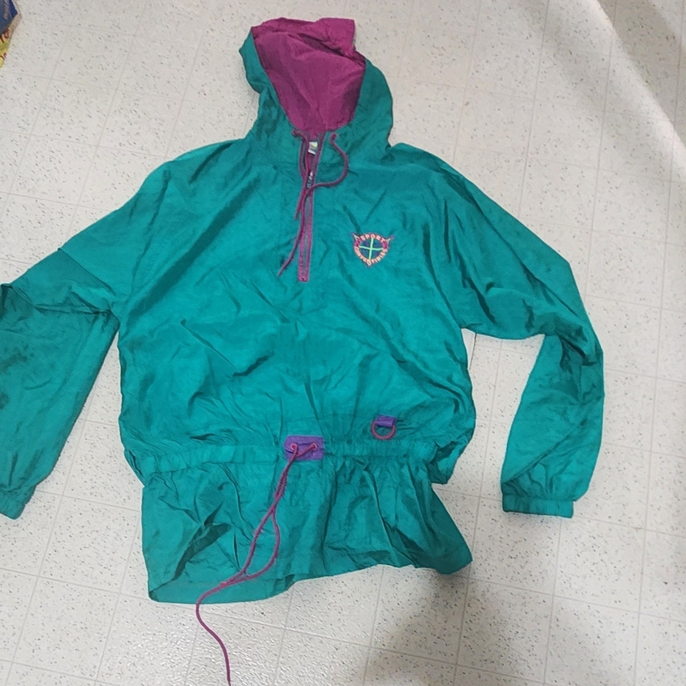 Teal and Purple Women's Jacket